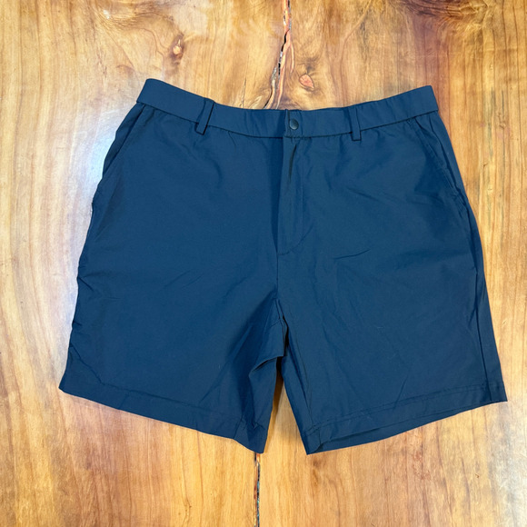 Bear Bottom Mens Shorts Large Flat Front Golf Athletic Nylon Stretch Career XX20 - Picture 1 of 4